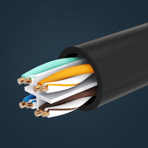 UGREEN SIEŤOVÝ PREdlžovací kábel RJ45 NA RJ45 CAT6 KÁBEL 0,5M