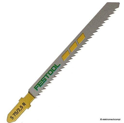 List do priamočiarej píly FESTOOL WOOD FINE CUT S 75/2,5 R zubov DOWN