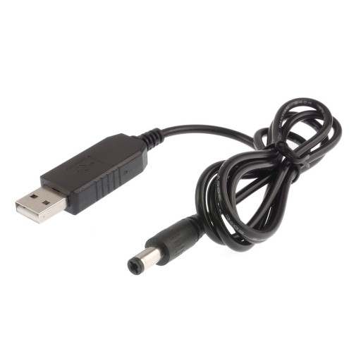Kábel s meničom 5V na 9V, DC Jack 2,1x5,5