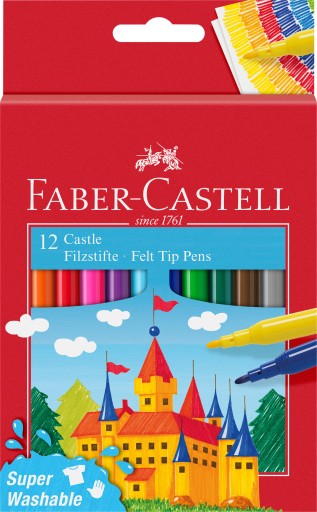 Sada popisovačov Castle - Faber-Castell - 12 farieb