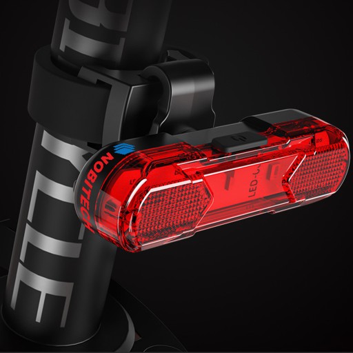 LED ZADNÁ BICYKLE LAMPA, USB BATÉRIA