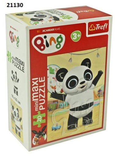 1 ks PUZZLE MINI MAXI 20 EL RABBIT BUNNY BING