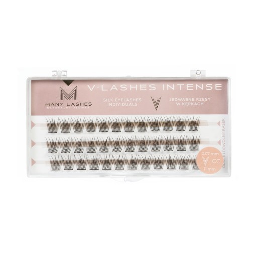 Trsovité mihalnice - V-Lashes INTENSE | CC twist 11 mm