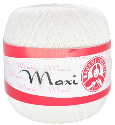 Maxi šnúra - Madame Tricote Paris - snehovo biela, 1000