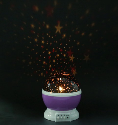 LED NOČNÁ LAMPA STARS PROJEKTOR MNOHO VARIANTOV