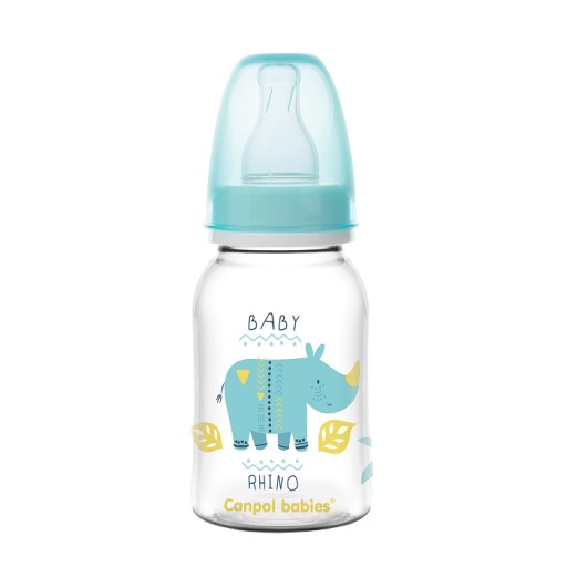 FĽAŠA ÚZKA 120 ML, PROFILOVANÁ, 3M+ SILIKÓNOVÝ CUVNÍK