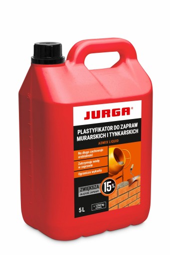 JURGA Admix Liquid 5l Plastifikátor do mált