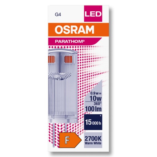 LED žiarovka G4 CAPSULE 0,9W 10W 2700K 12V OSRAM