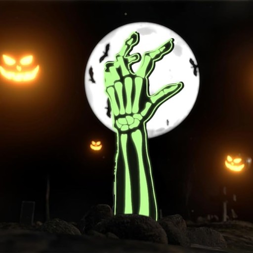 HALLOWEENSKÉ ŽIARENÉ RUKAVICE NA SLNEČNÚ POHONU DO ZÁHRADNÝCH ČRENCOV DEKORÁCIE 6x