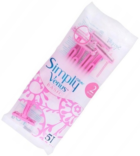 Gillette Simply Venus 2 5 ks holiacich strojčekov