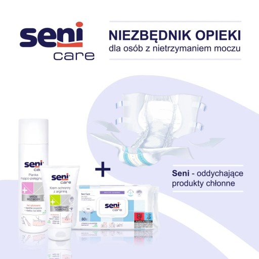 Seni Care bezvodý penový šampón 200 ml