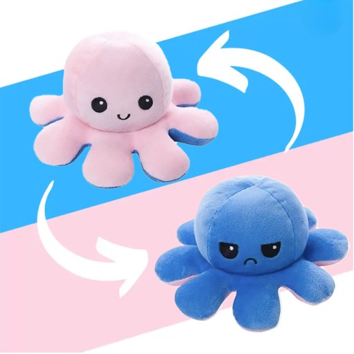 Octopussy Mascot 2v1 OBOJSTRANNÝ PLYŠOVÝ 20CM PLYŠOVÝ MEDVEĎ