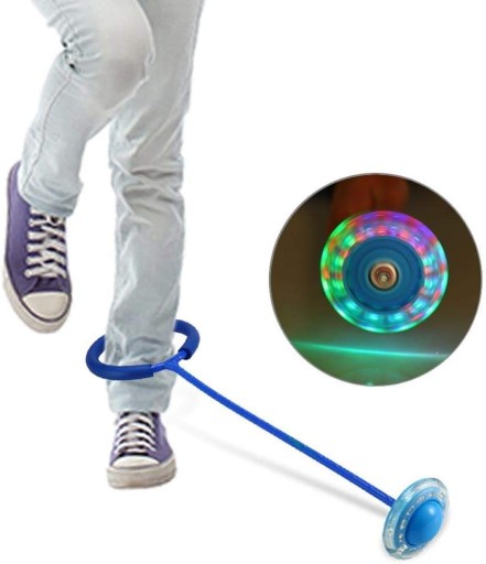 HULA HOP ŠVIHÁK NA NOHY S OSVETĽOVACÍMI LED