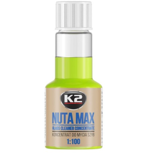 K2 Nuta Max Kvapalina do ostrekovačov KONCENTRÁT NA ČISTENIE SKLA A OKIEN 50 ml