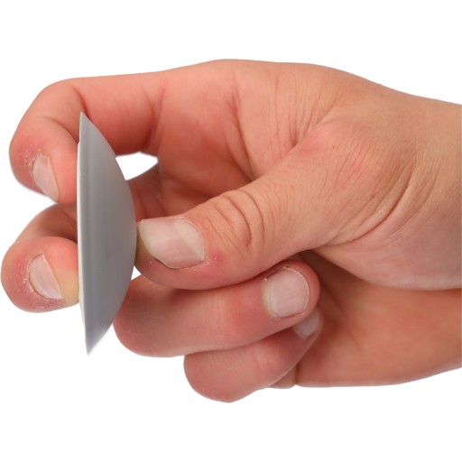 SAMOLEPIACI NÁRAZNÍK NA STENU 60 mm ŠEDÝ PRIDANÝ 6 CM NA DVERE A STENY
