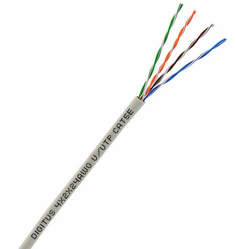 Kábel Twisted pair UTP cat.5E wire DIGITUS 100% MEĎ