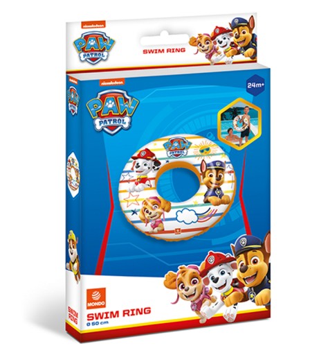 Krúžok na plávanie Paw Patrol 50 cm