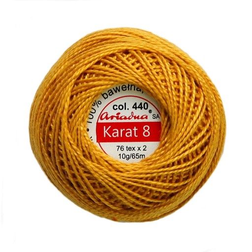 Šnúra karátová 8 zlatá 0440 ARIADNA 10g 65m