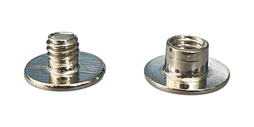 Skrutkové nity Skrutka 3,5mm Strieborná 5 ks