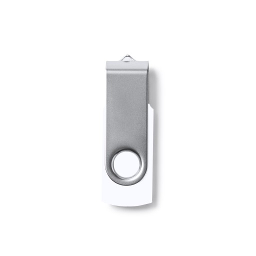Pendrive 32GB USB 2.0 biely kovový klip