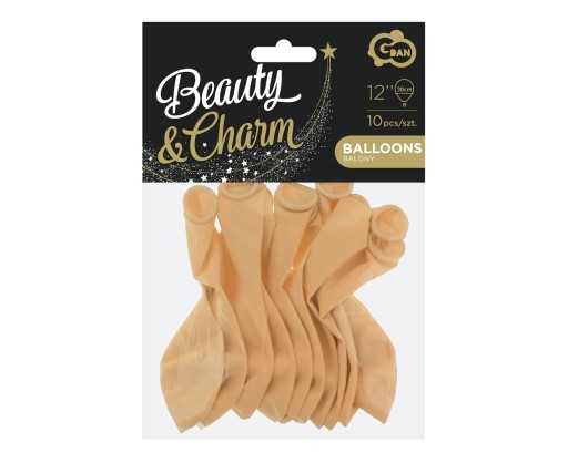 Pastelové nahé balóny 30 cm 10 ks.