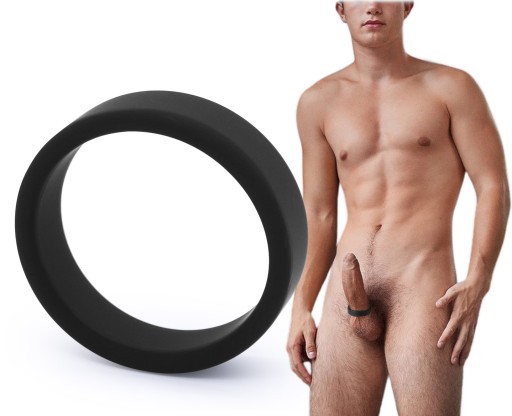 SILIKÓNOVÝ EREKČNÝ Prsteň DLHÝ SEX - M