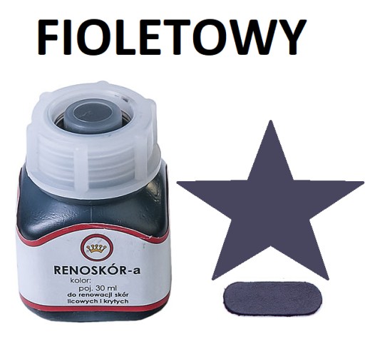 FARBA NA KOŽU RENOSKIN FIALOVÁ