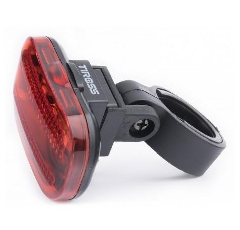 Zadná cyklistická lampa s 5 červenými SMD LED diódami