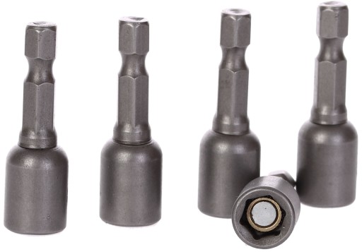Magnetický nástrčný hrot skrutkovača 6mm - 5 ks