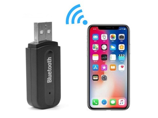 PRIJÍMAČ ZVUKU ADAPTÉR BLUETOOTH AUX KONEKTOR USB