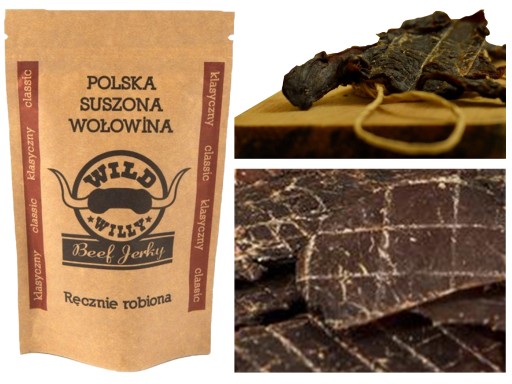 Wild Willy sušené hovädzie mäso, feferónka, 30 g