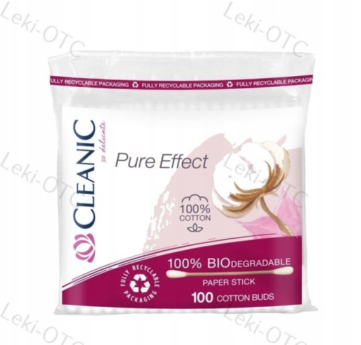 CLEANIC PURE EFFECT TYČINKY 100 ks