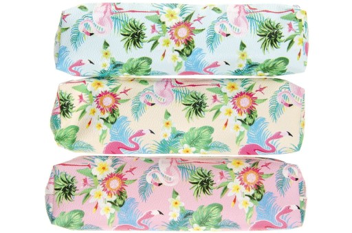 Peračník Flamingos so zapínaním na zips, mix vzorov