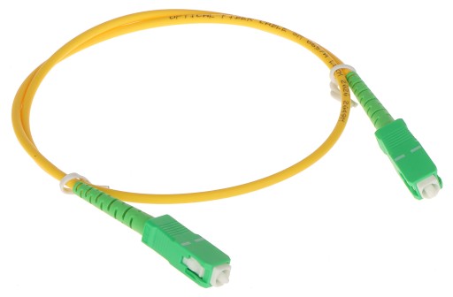 Jednovidový prepojovací kábel PC-SC-APC/SC-APC-0,5 m