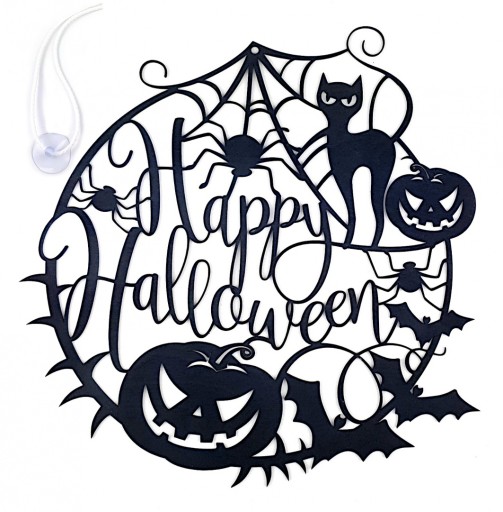 Halloweenske prívesky dekorácie dekorácie farby + zadarmo
