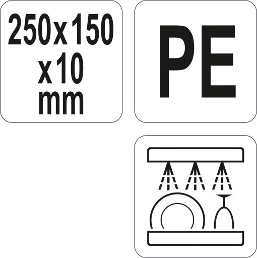 DOSKA NA KRAJENIE 250x150 BIELA