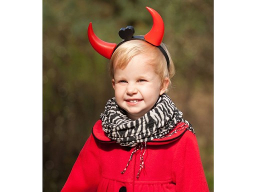 ČERTOVSKÉ ROHY ČERVENÉ SVIETIACE HALLOWEENSKÉ ČERVENÉ