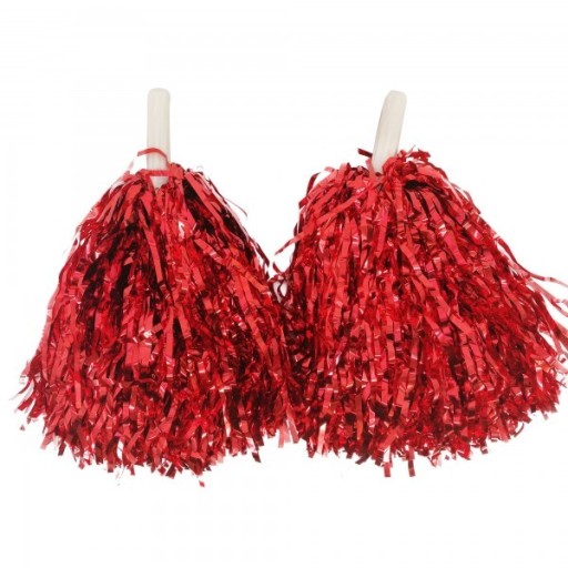 LESKLÉ POMPÓNY CHEERLEADER tanečnica 2 ks mix