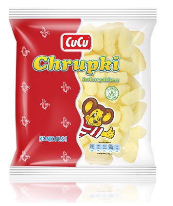 CuCu Kukuričné chrumky bez lepku 50 g