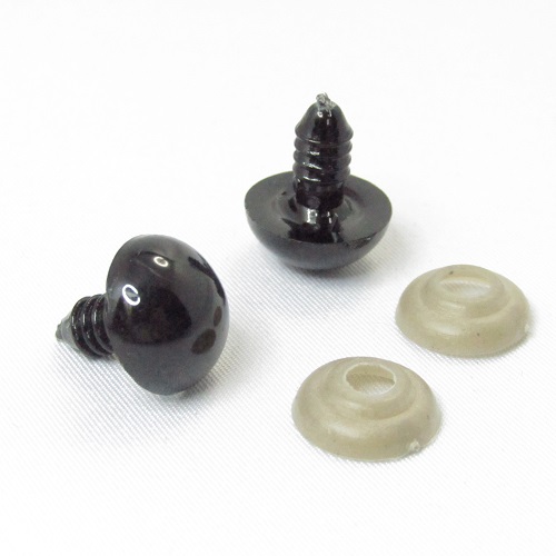 Oči Oči bezpečné pre hračky * 2 páry * 20 mm * čierna
