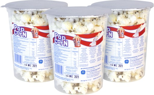 Popcorn v pohároch 20 g X 12 kusov