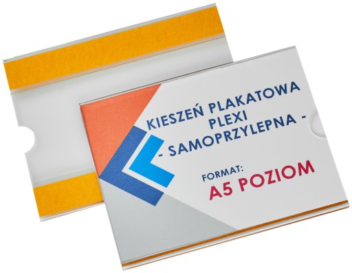 PLEXI PLAGÁT VRECKO PLEXI A5 LEVEL AKRYLÁTOVÁ SAMOLEPIACA PÁSKA
