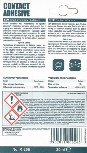 KONTAKTNÉ LEPIDLO BUTAPREN R-266 TECHNICQLL 20ml