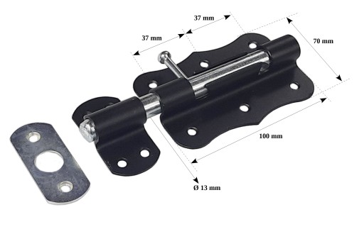 Univerzálny závorový zámok 100 mm