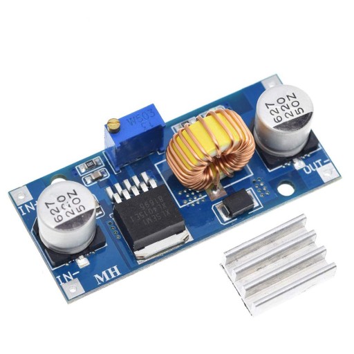 XL4015 znižovací menič 5A 1,25V-36V DC-DC