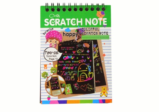 Scratch Game Notebook pre deti Green