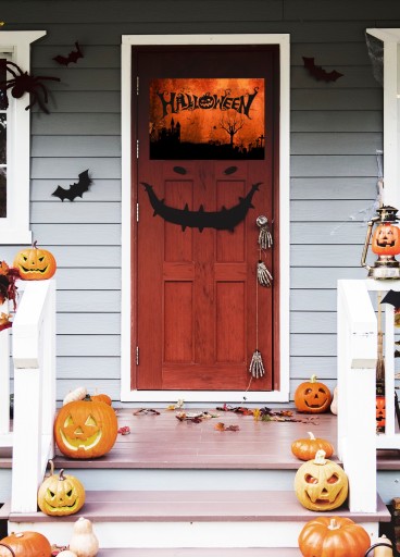 HALLOWEENSKÝ BANNER PLAGÁT Vzor Oracle