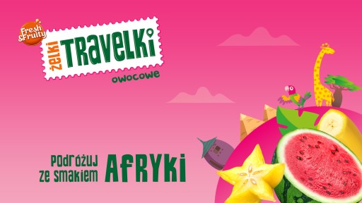 Fresh Fruity Travelki ovocné príchute afrického želé 80 g Wawel