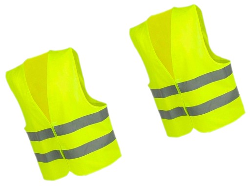 REFLEXNÁ VESTA ŽLTÁ ŽLTÁ 2KS Y1T25