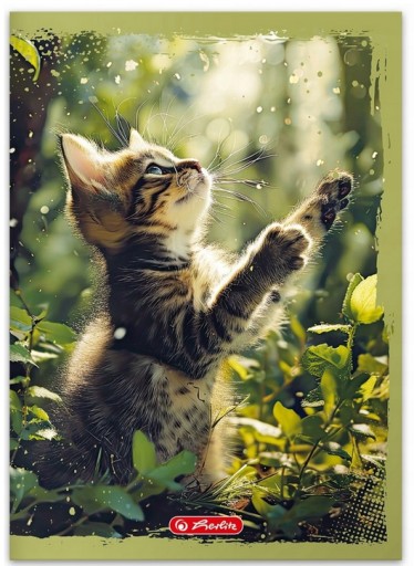 NOTEBOOK A4 32K 3 RIADKY CZER HERLITZ ANIMALS WZ 3